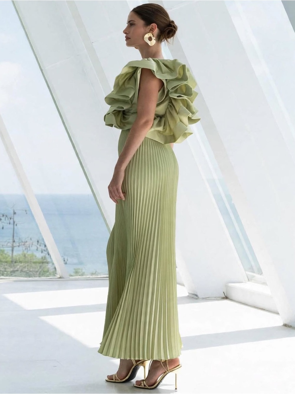 L’IDEE VENTOUX EVENING DRESS US size 4 NWT